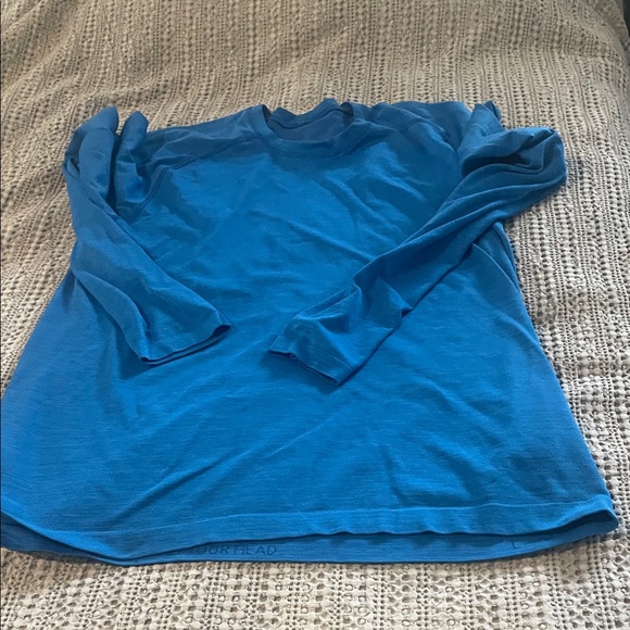 lululemon athletica Long Sleeve Shirts - Blue and Gray - Picture 10 of 13